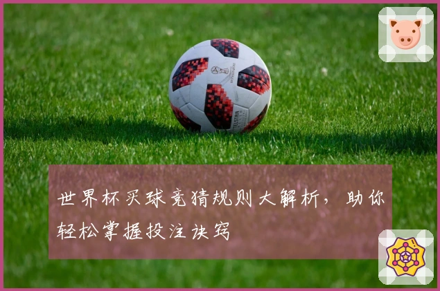世界杯买球竞猜规则大解析，助你轻松掌握投注诀窍